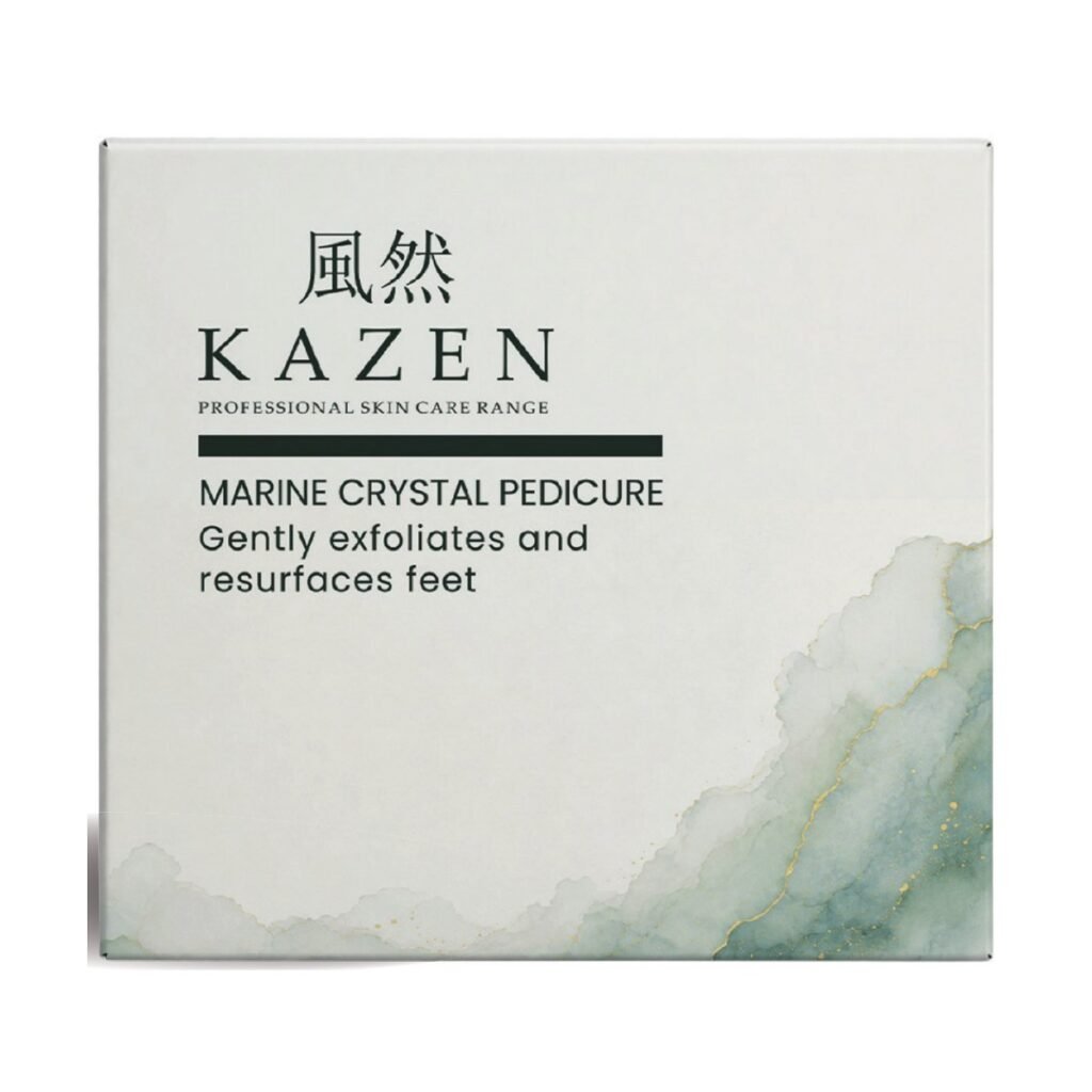 Marine Crystal jelly pedicure kit, 6 steps, by KAZEN