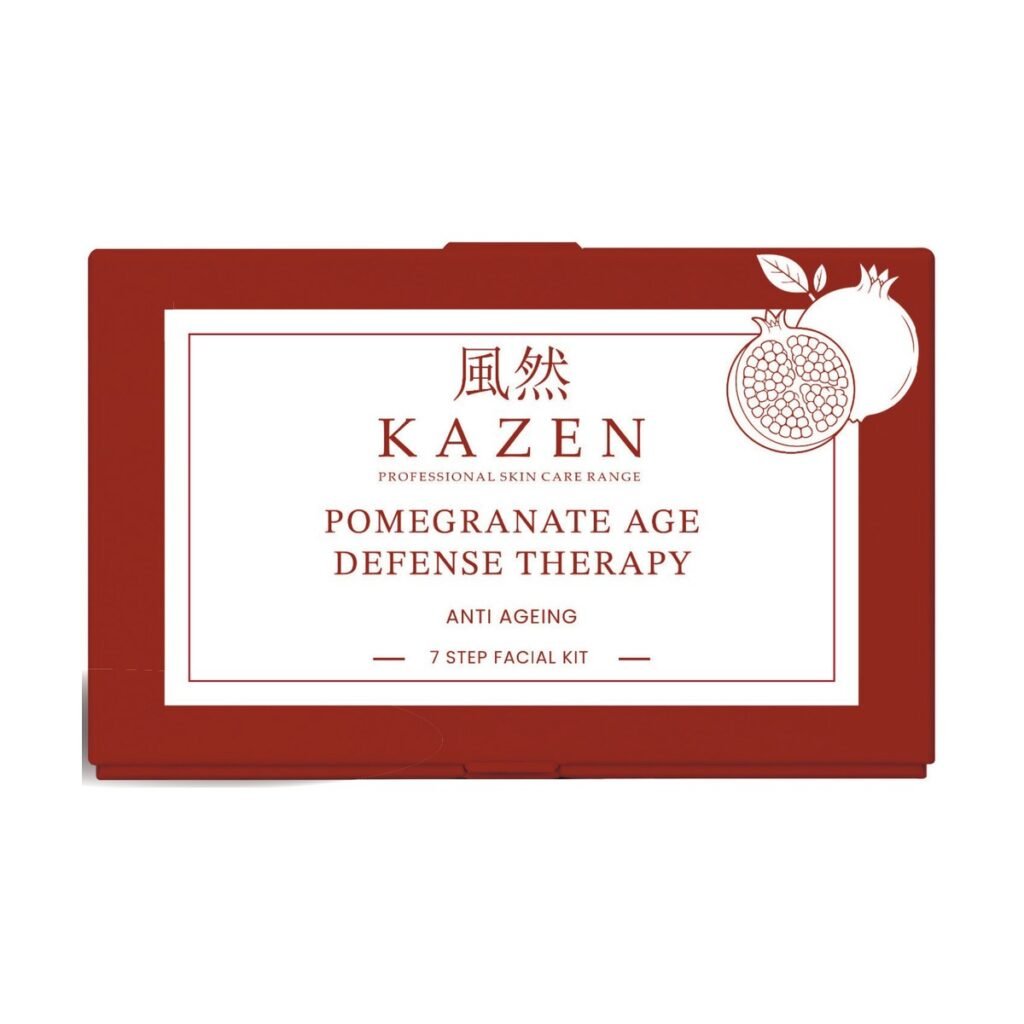 Pomegranate anti-ageing facial kit, 7 steps, by KAZEN