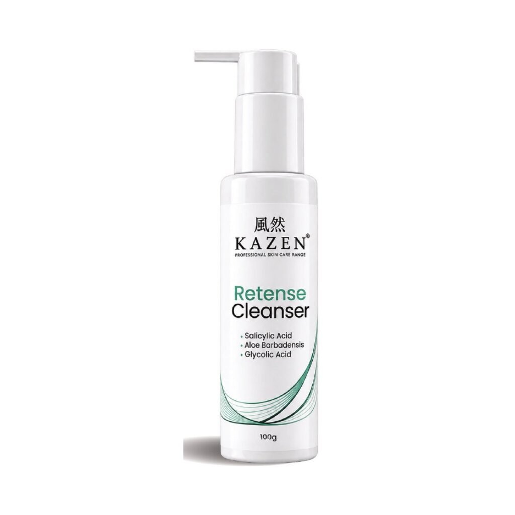Retense exfoliating face wash with retinol, 100g, by KAZEN